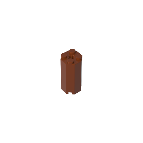 Gobricks,Brick Special Octagonal 2 x 2 x 3 1/3,6037