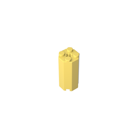 Gobricks,Brick Special Octagonal 2 x 2 x 3 1/3,6037