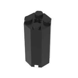 Gobricks,Brick Special Octagonal 2 x 2 x 3 1/3,6037