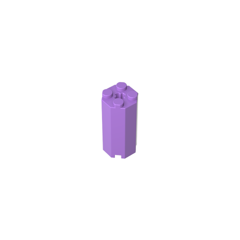 Gobricks,Brick Special Octagonal 2 x 2 x 3 1/3,6037