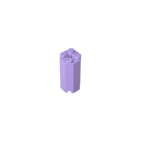 Gobricks,Brick Special Octagonal 2 x 2 x 3 1/3,6037