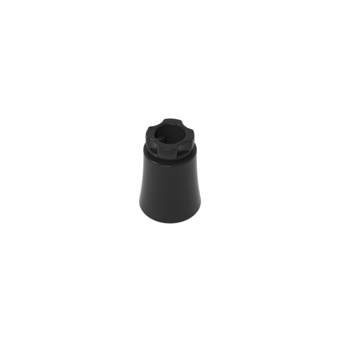 Gobricks,Plant, Palm Tree Trunk - Short Connector, Axle Hole with 2 Inside Prongs,6135,6135a