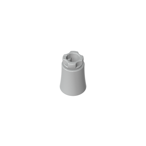 Gobricks,Plant, Palm Tree Trunk - Short Connector, Axle Hole with 2 Inside Prongs,6135,6135a