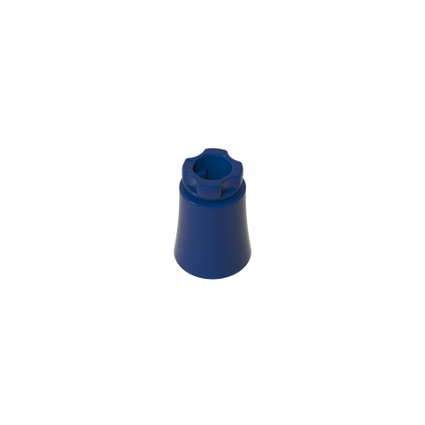 Gobricks,Plant, Palm Tree Trunk - Short Connector, Axle Hole with 2 Inside Prongs,6135,6135a