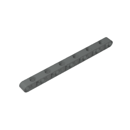 Technic Beam 1 x 13 Thick with Alternating Holes,gds2082