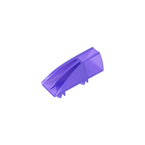 Gobricks,Fairing 1 x 4 Side Flaring Intake with Two Pins,30647