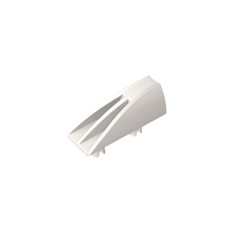 Gobricks,Fairing 1 x 4 Side Flaring Intake with Two Pins,30647