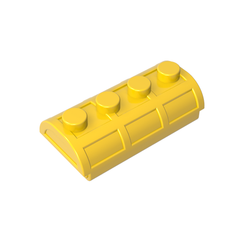 Gobricks,Treasure Chest Lid [Thin Hinge],4739