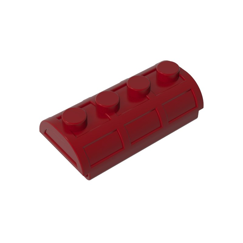 Gobricks,Treasure Chest Lid [Thin Hinge],4739