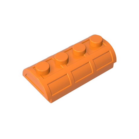 Gobricks,Treasure Chest Lid [Thin Hinge],4739