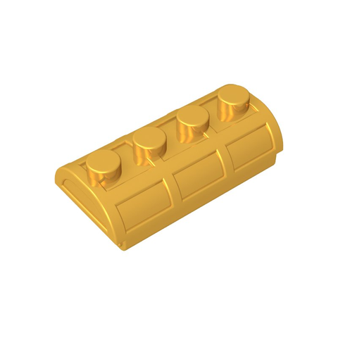 Gobricks,Treasure Chest Lid [Thin Hinge],4739