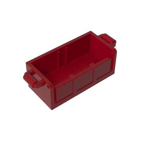 Gobricks,Treasure Chest Bottom with Rear Slots,gds2100