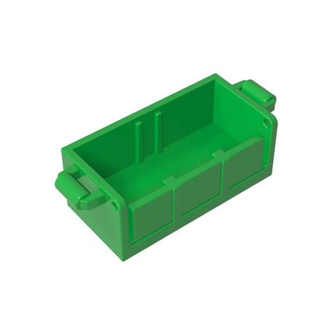 Gobricks,Treasure Chest Bottom with Rear Slots,gds2100