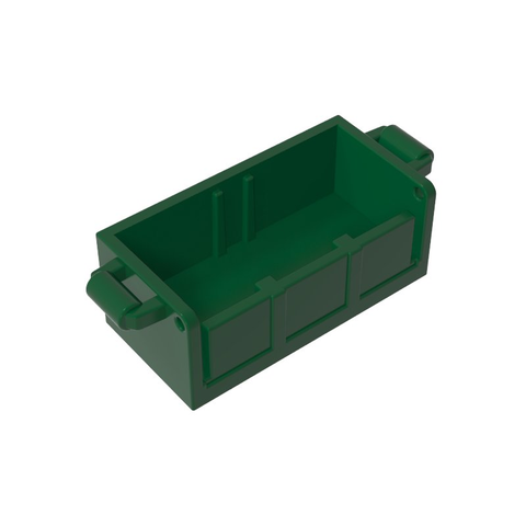 Gobricks,Treasure Chest Bottom with Rear Slots,gds2100