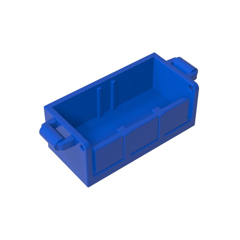 Gobricks,Treasure Chest Bottom with Rear Slots,gds2100
