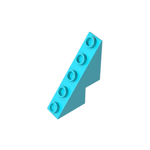 Gobricks,Slope 53° 3 x 1 x 3 1/3 with Studs on Slope,6044