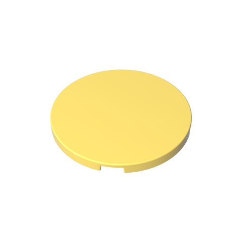 Gobricks,4x4 smooth round plate,gds21071,gds21071-2
