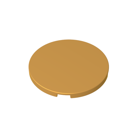 Gobricks,4x4 smooth round plate,gds21071,gds21071-2