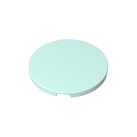 Gobricks,4x4 smooth round plate,gds21071,gds21071-2