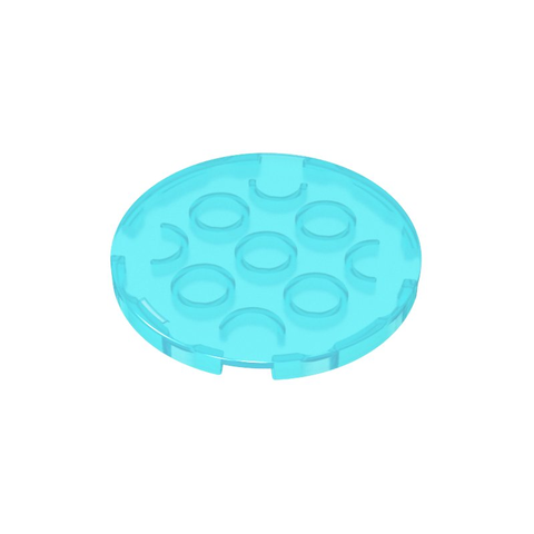 Gobricks,4x4 smooth round plate,gds21071,gds21071-2