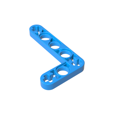 Gobricks,3x5L type thin curved arm with shaft hole,gds21092