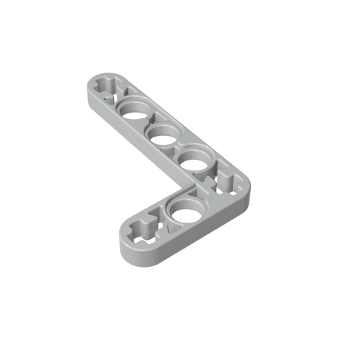 Gobricks,3x5L type thin curved arm with shaft hole,gds21092