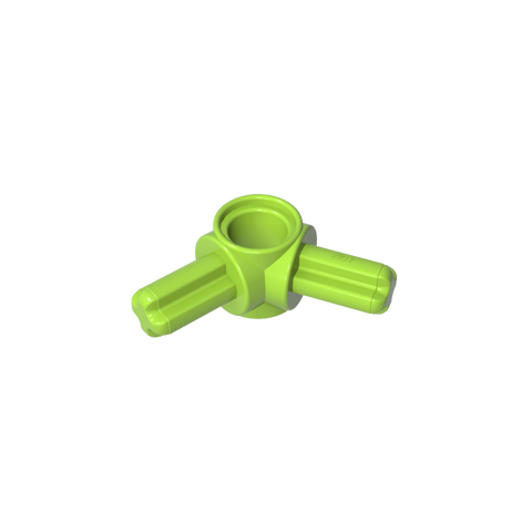 Gobricks,120° cross shaft with bolt hole connector,gds21101