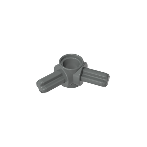 Gobricks,120° cross shaft with bolt hole connector,gds21101