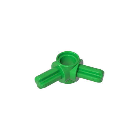 Gobricks,120° cross shaft with bolt hole connector,gds21101