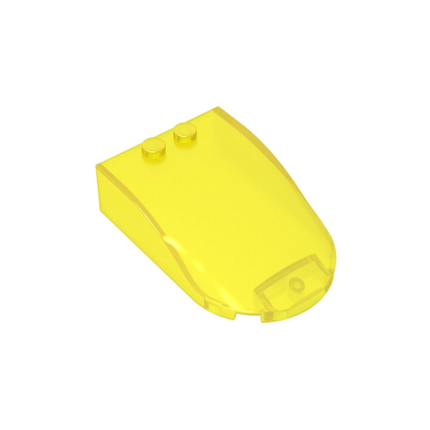 Gobricks,Windscreen 6 x 4 x 1 Curved,18973