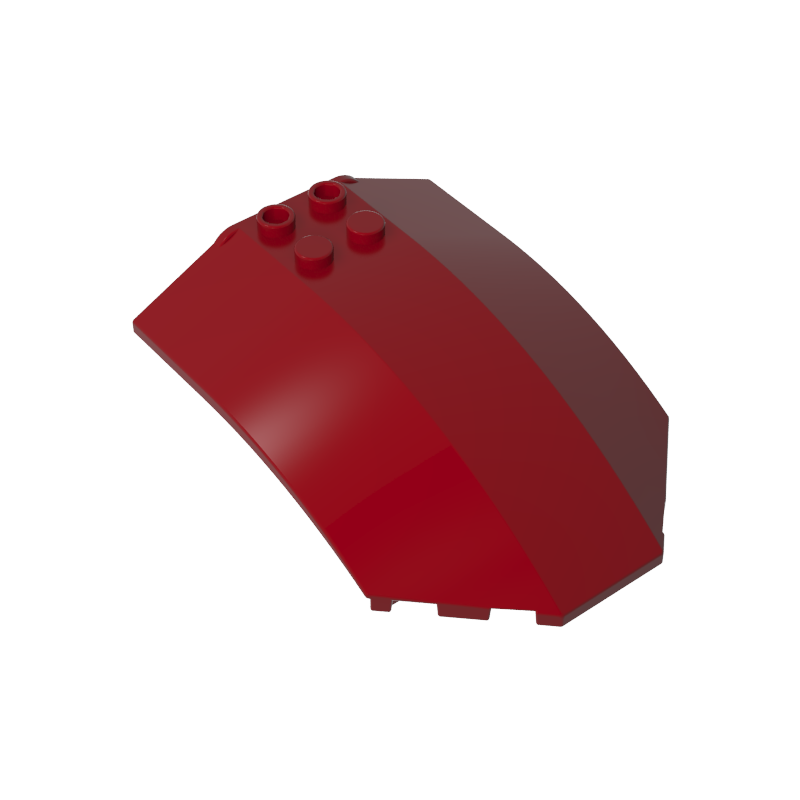 Gobricks,Windscreen 8 x 6 x 2 Curved,41751