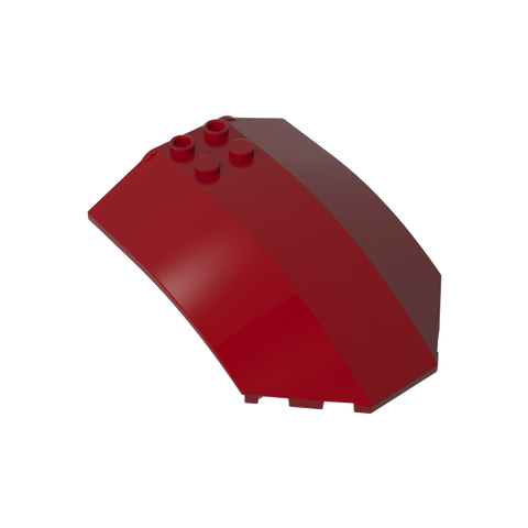 Gobricks,Windscreen 8 x 6 x 2 Curved,41751