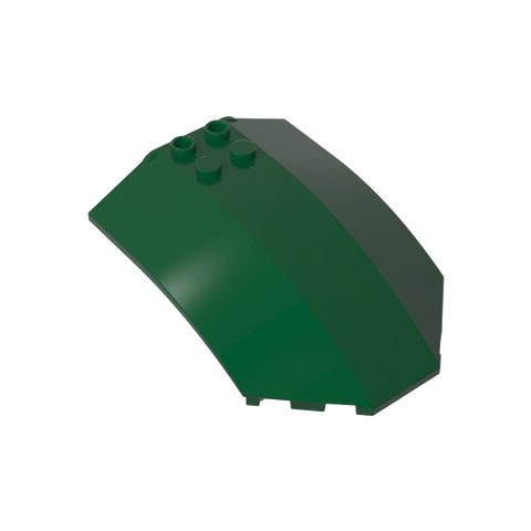Gobricks,Windscreen 8 x 6 x 2 Curved,41751