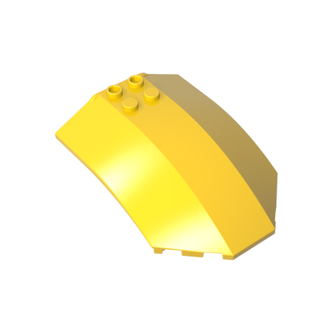Gobricks,Windscreen 8 x 6 x 2 Curved,41751
