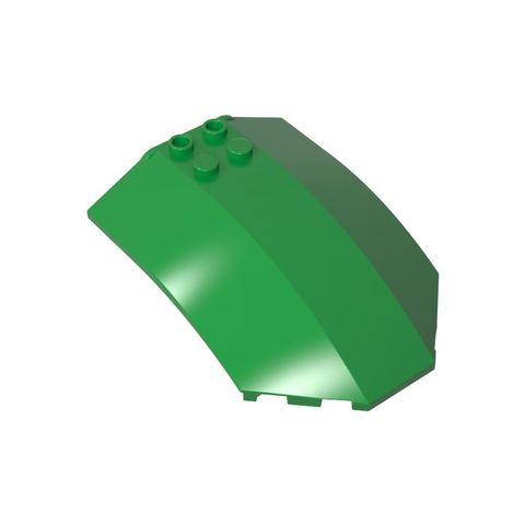 Gobricks,Windscreen 8 x 6 x 2 Curved,41751