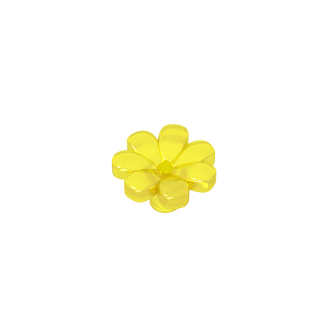 Gobricks,Plant, Flower, Minifig Accessory with 7 Thick Petals and Pin,32606