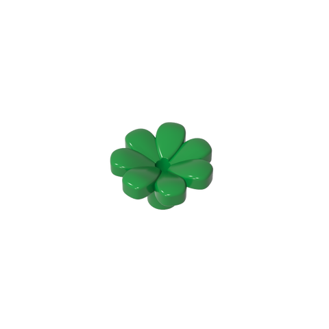 Gobricks,Plant, Flower, Minifig Accessory with 7 Thick Petals and Pin,32606