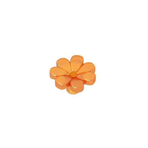 Gobricks,Plant, Flower, Minifig Accessory with 7 Thick Petals and Pin,32606