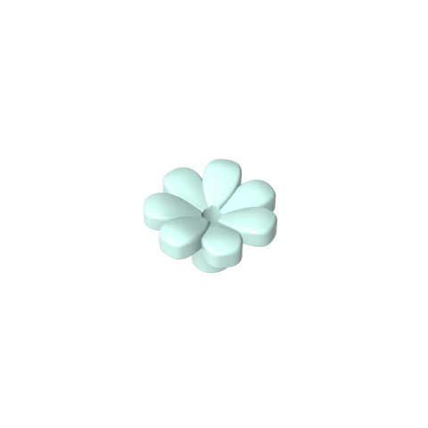Gobricks,Plant, Flower, Minifig Accessory with 7 Thick Petals and Pin,32606