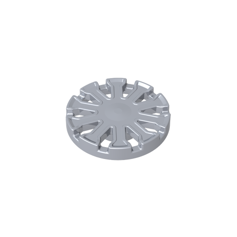 Gobricks,Wheel Cover 7 Spoke Y Shape - for Wheel 18976,18979b