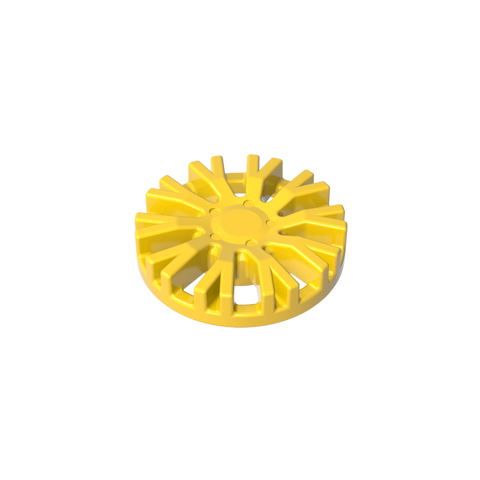 Gobricks,Wheel Cover 10 Spoke Y Shape - for Wheel 18976,24308b