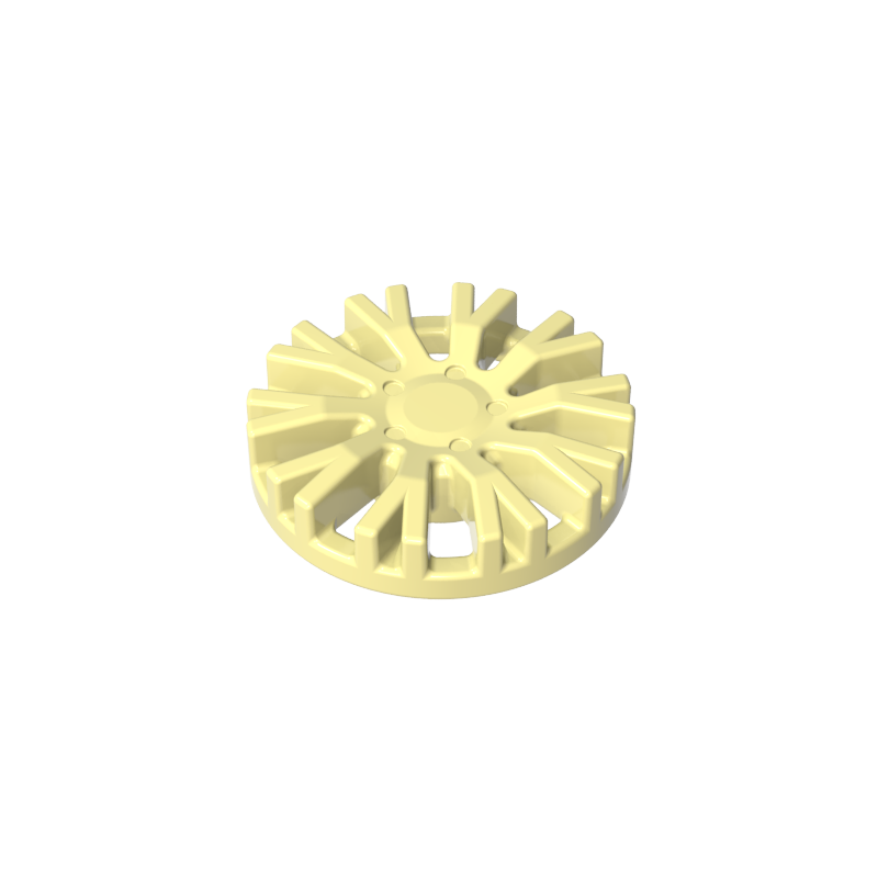 Gobricks,Wheel Cover 10 Spoke Y Shape - for Wheel 18976,24308b
