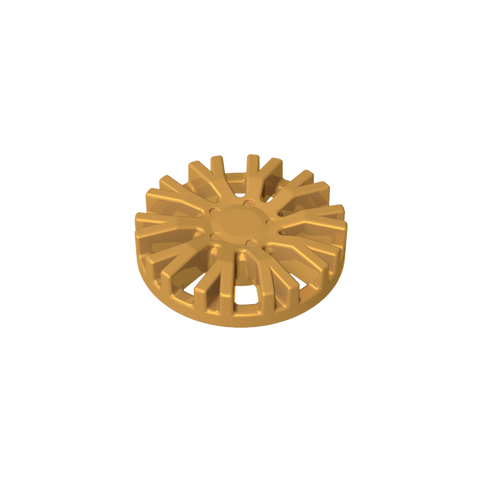 Gobricks,Wheel Cover 10 Spoke Y Shape - for Wheel 18976,24308b