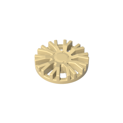 Gobricks,Wheel Cover 10 Spoke Y Shape - for Wheel 18976,24308b