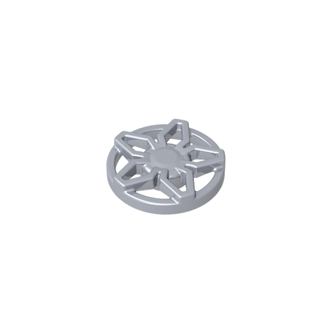 Gobricks,Wheel Cover 5 Spoke Framed - for Wheel 18976,29117b