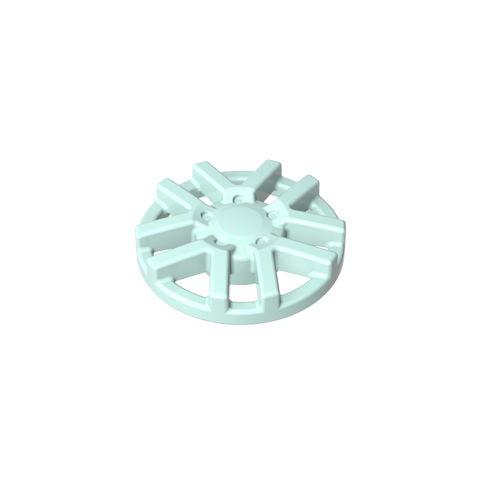 Gobricks,Wheel Cover 10 Spoke (2 Spokes each parallel) - for Wheel 18976,24308a
