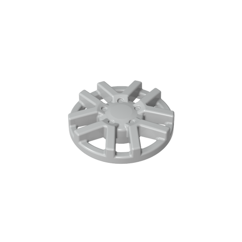 Gobricks,Wheel Cover 10 Spoke (2 Spokes each parallel) - for Wheel 18976,24308a