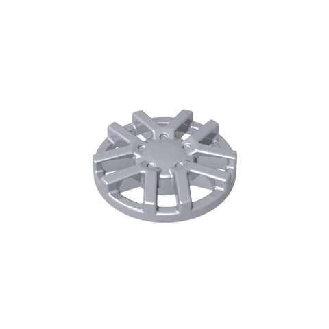 Gobricks,Wheel Cover 10 Spoke (2 Spokes each parallel) - for Wheel 18976,24308a