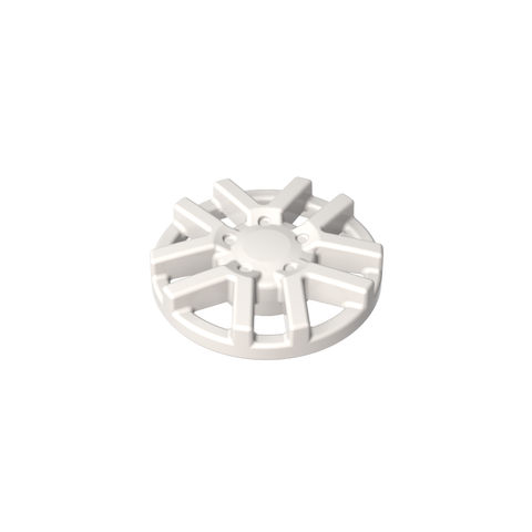 Gobricks,Wheel Cover 10 Spoke (2 Spokes each parallel) - for Wheel 18976,24308a
