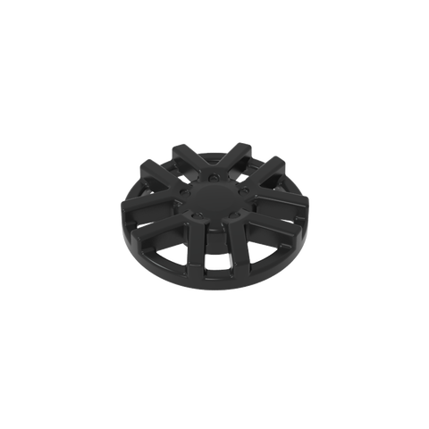 Gobricks,Wheel Cover 10 Spoke (2 Spokes each parallel) - for Wheel 18976,24308a